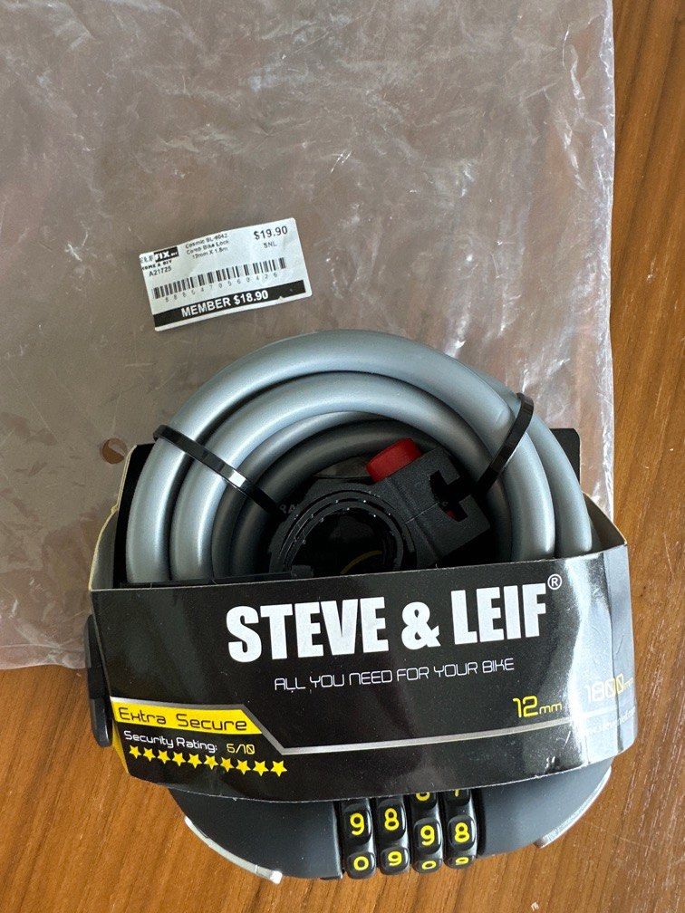 Steve and on sale leif bicycle lock