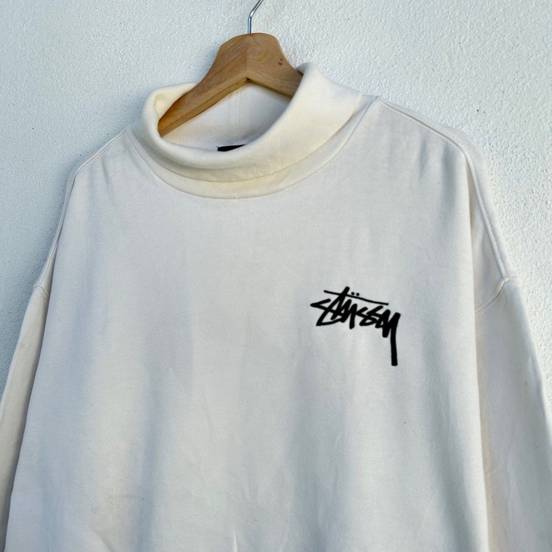 Stussy weller sales fleece turtleneck sweatshirt