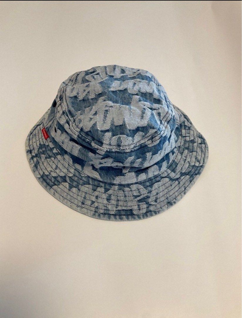 Supreme Fat Tip Jacquard Denim Crusher 漁夫帽, 女裝, 運動服裝