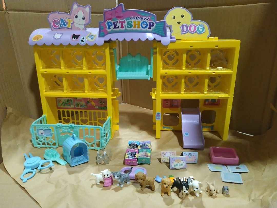 Takara tomy licca doll shop dog cat pet shop