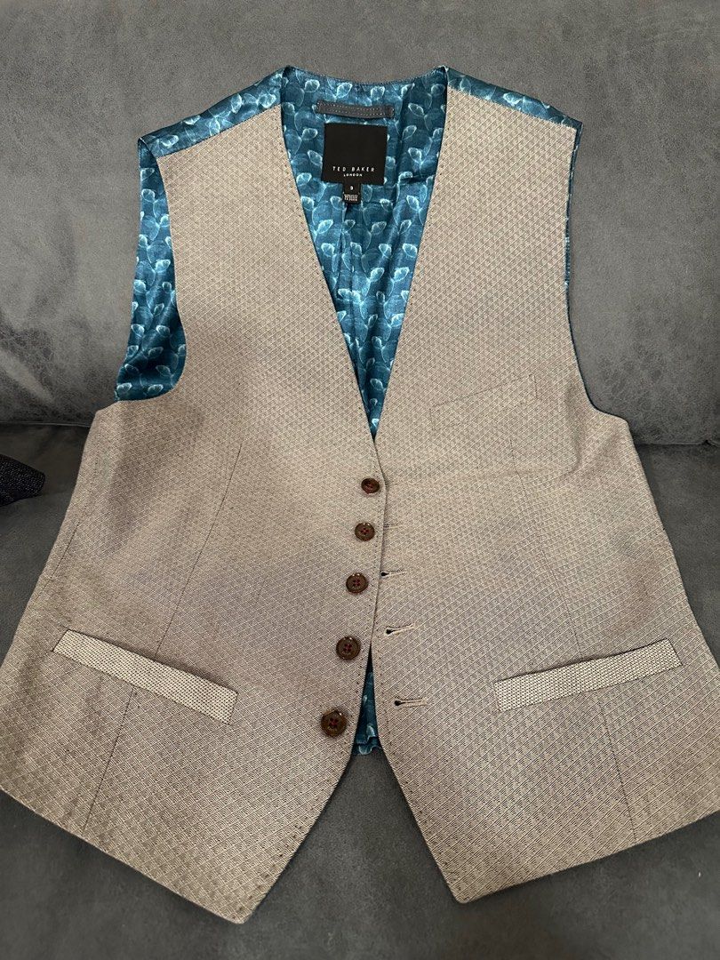 Ted Baker Size 3 Vest, Men's Fashion, Tops & Sets, Vests on Carousell