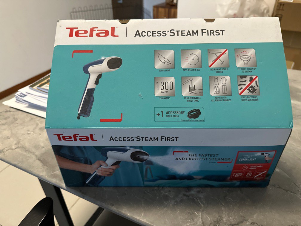 Tefal Access Steam First Steamer, TV & Home Appliances, Irons & Steamers on Carousell