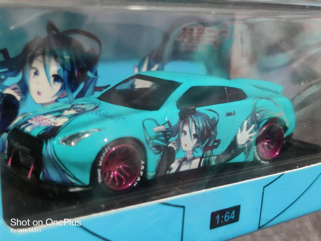 Time Model Nissan Skyline GT-R R35 Hatsune Miku, Hobbies & Toys, Toys ...