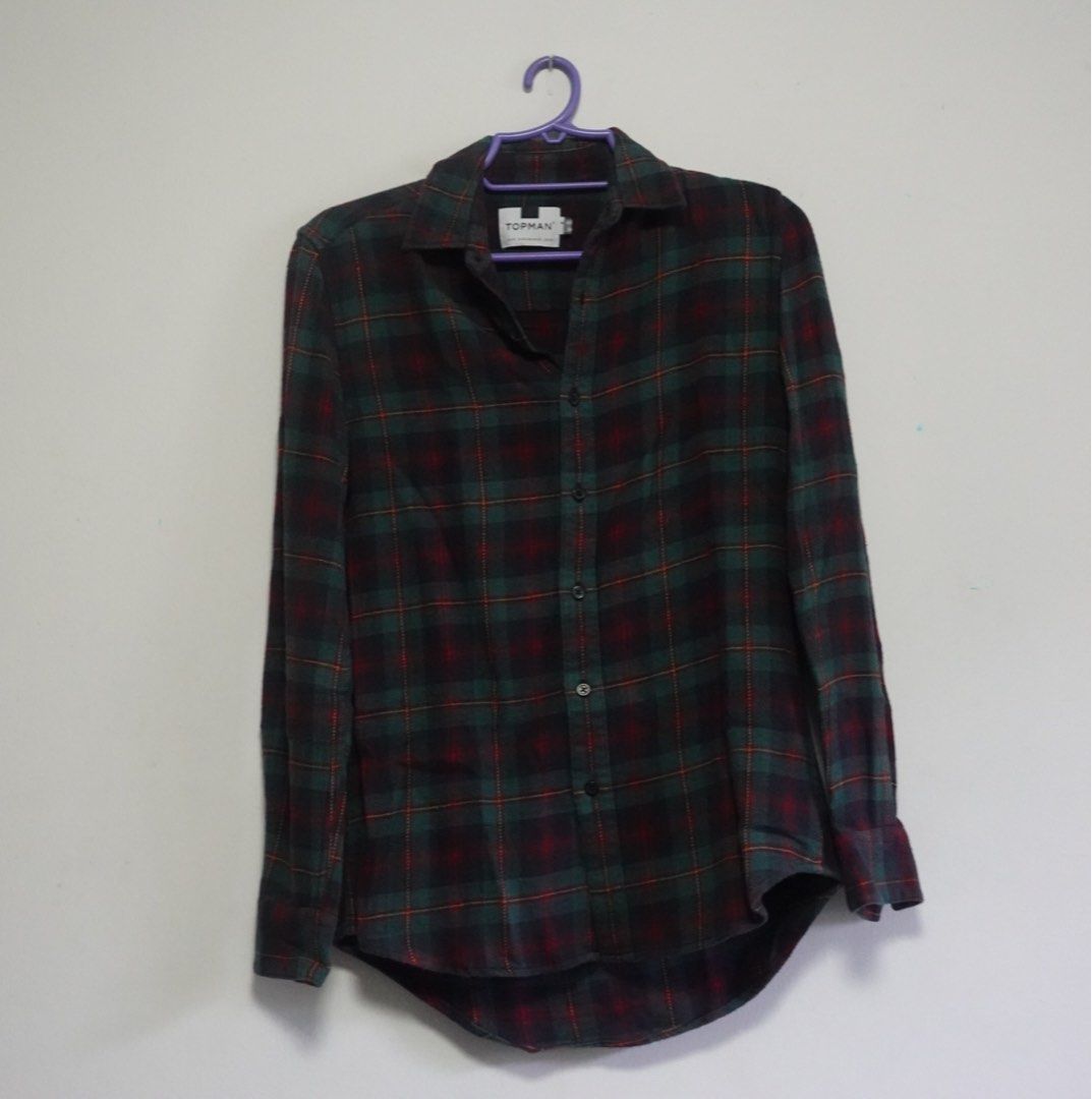 Topman Flannel Shirt (Category: Tshirts & Polo Shirts ) located in Quezon City. Submitted by secondhandsiz (Listing ID 1256325274, Image 1). Description: Size XS Flannel Shirt. Used only a few times. RFS: Too Small.