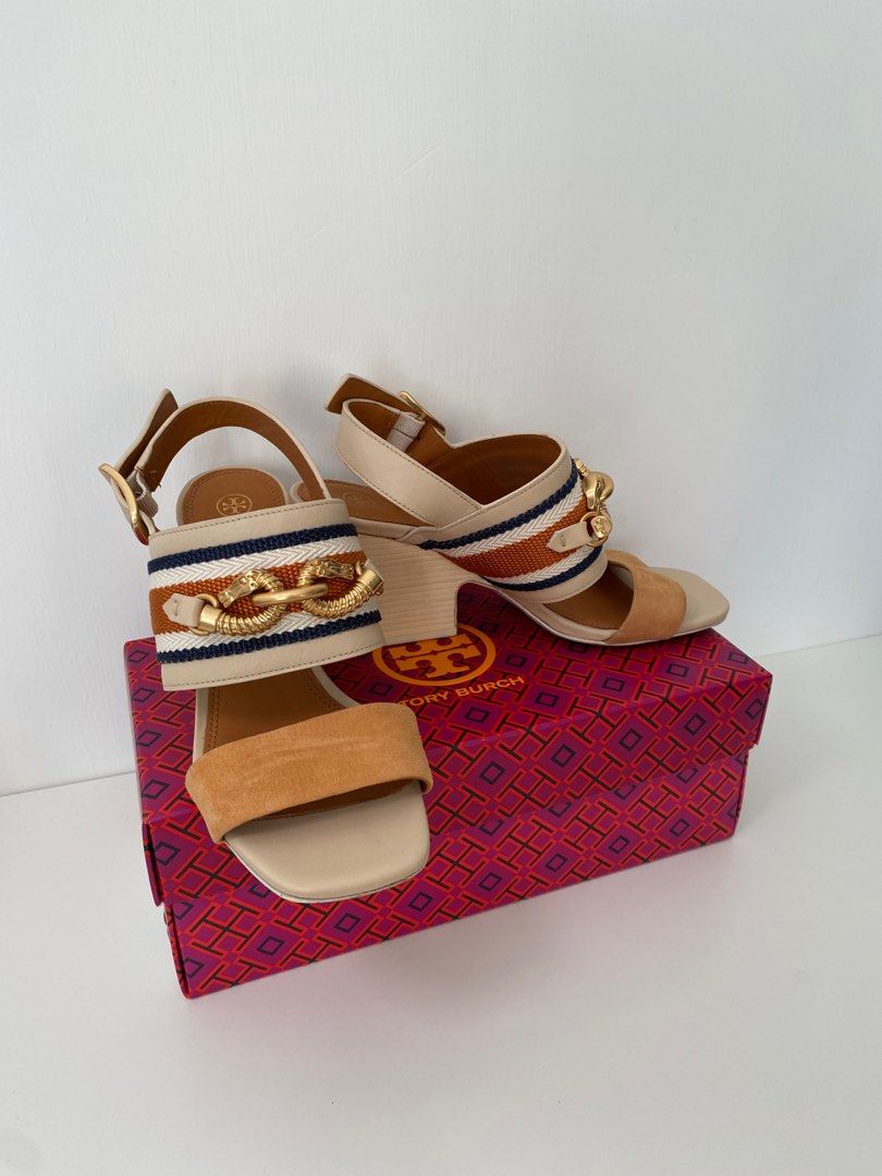 Tory Burch jessa 75mm block heel sandals