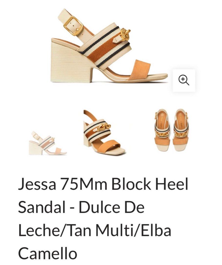 Jessa block heel outlet sandal