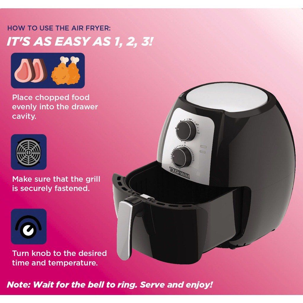 Tough Mama 8L Air Fryer (NTMAF8), TV & Home Appliances, Kitchen