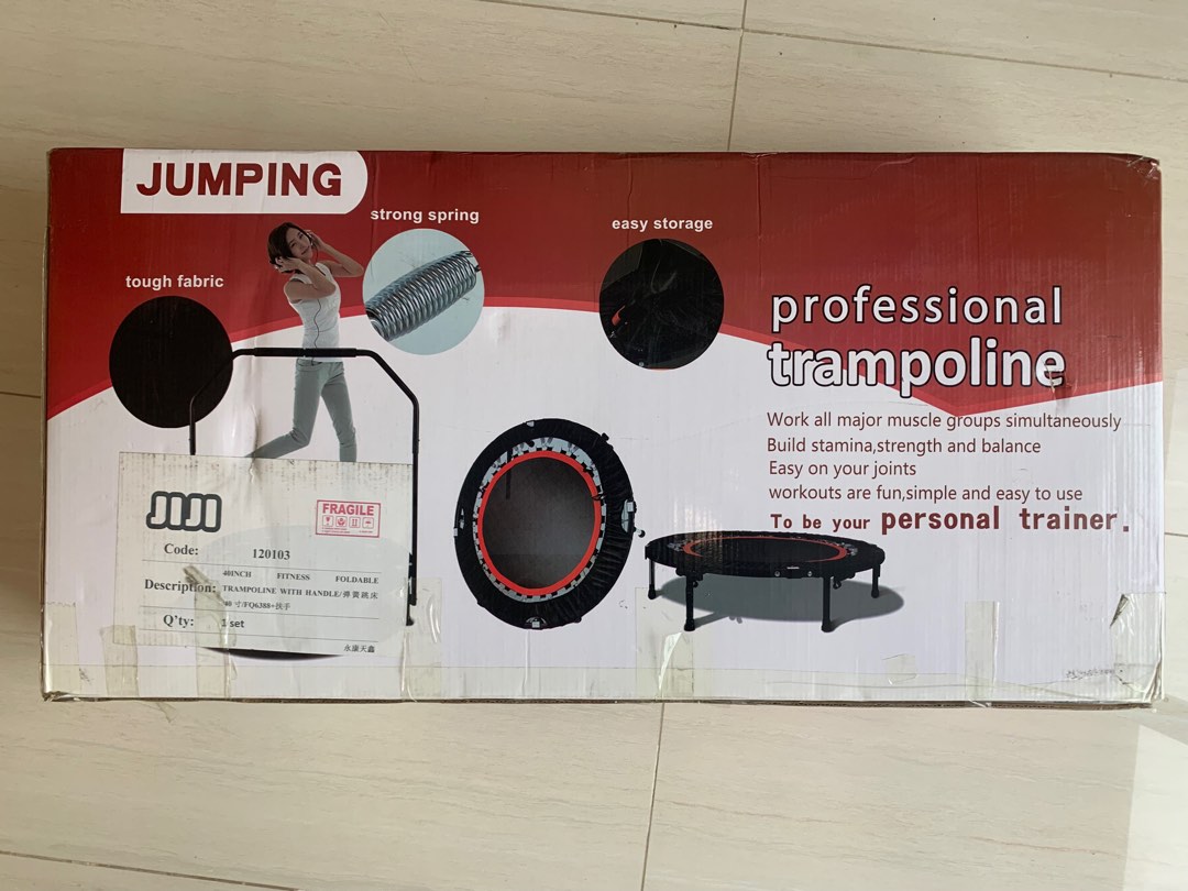 Trampoline Professional foldable , Sports Equipment, Exercise & Fitness