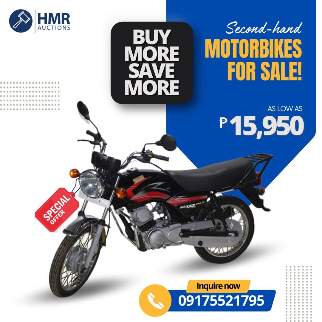cheap 2nd hand motorbikes