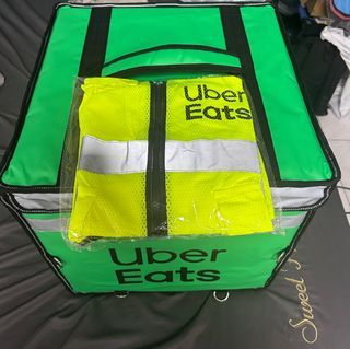 Uber eat 大箱 反光背心