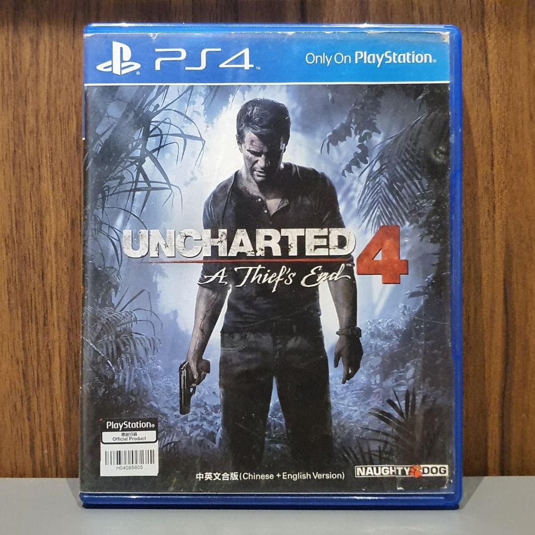 UNCHARTED 4: A Thief's End - PS4 Game, PlayStation® - PS4,PS5 Games