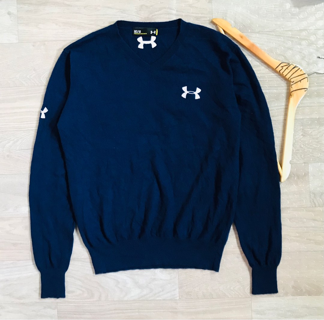 Under Armour Wool VNeck (Authentic), Men's Fashion, Coats, Jackets and