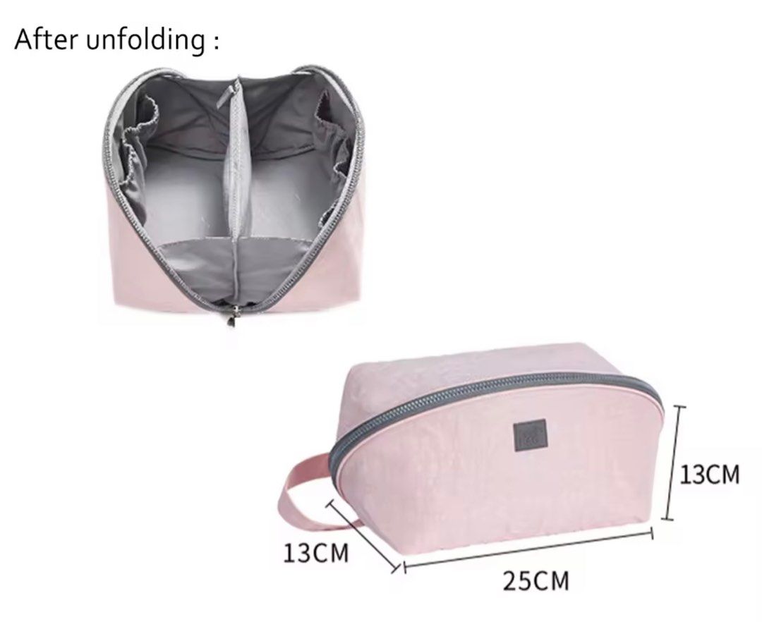 Underwear storage bag for travel (pink), Women's Fashion, Bags