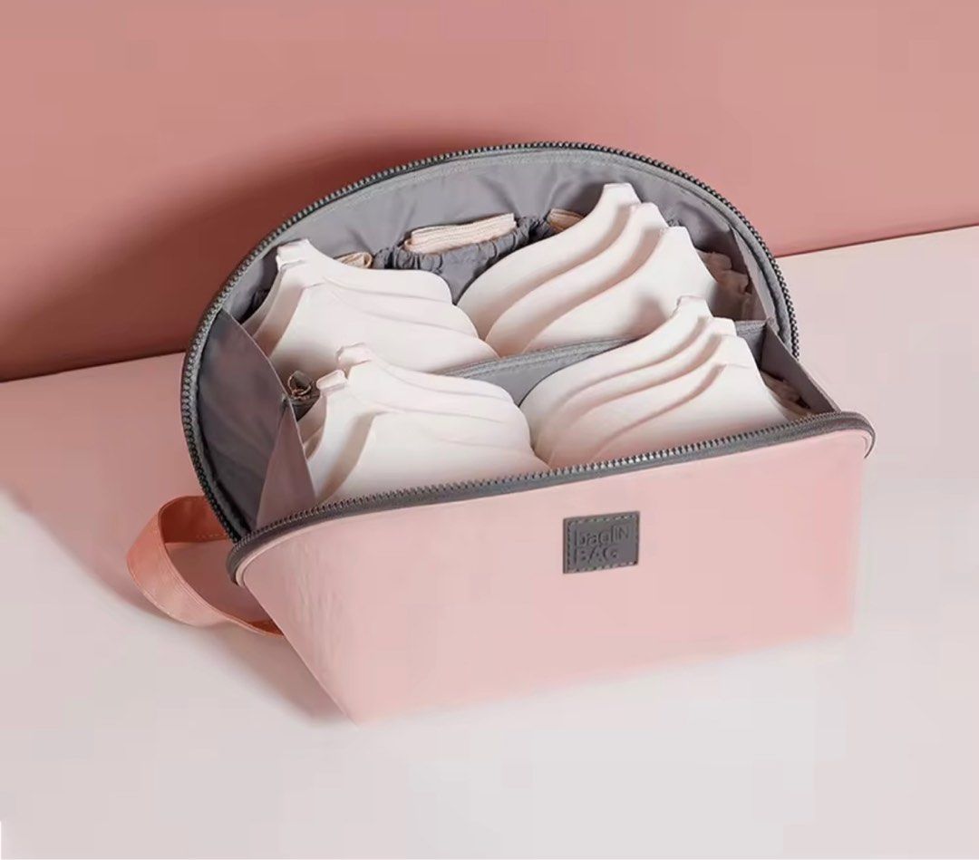 Underwear storage bag for travel (pink), Women's Fashion, Bags & Wallets,  Purses & Pouches on Carousell