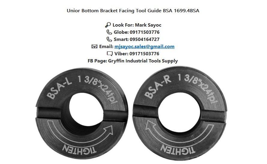 Unior Bottom Bracket Facing Tool Guide BSA 1699.4BSA, Commercial