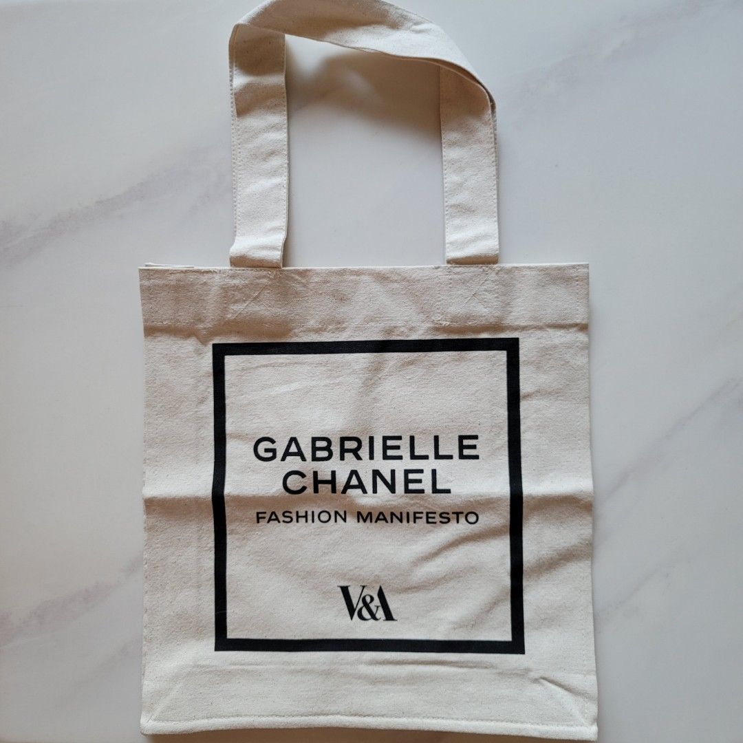 Natural Cotton V&A Chanel Exhibition Tote Bag, Gabrielle Chanel. Fashion  Manifesto