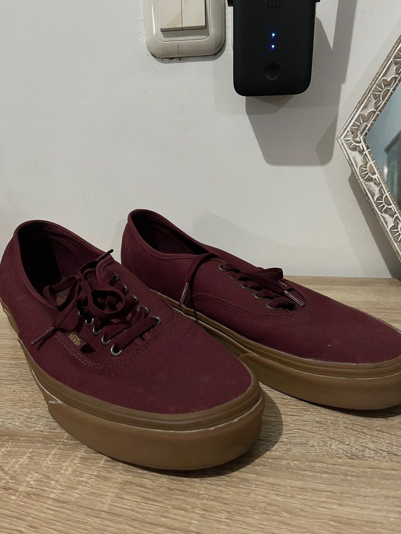 Vans california top merah maroon