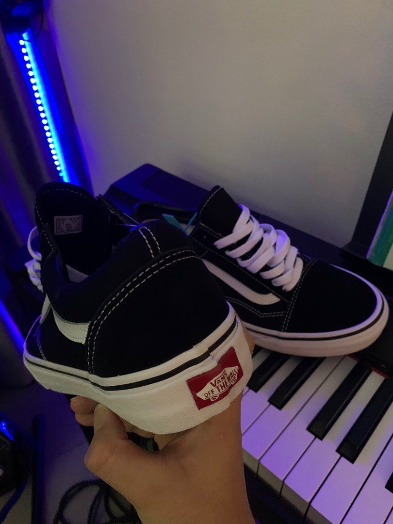 Vans old school black and white Men s Fashion Footwear Casual