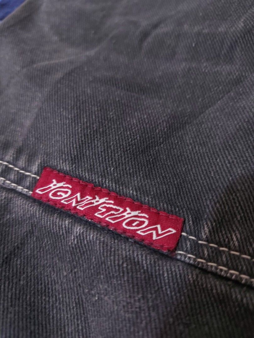 Vintage Baggy Denim Ignition Black Shorts Skate, Men's Fashion, Bottoms