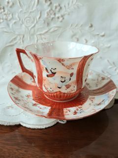 Vintage Chinese Eggshell Porcelain Teacup