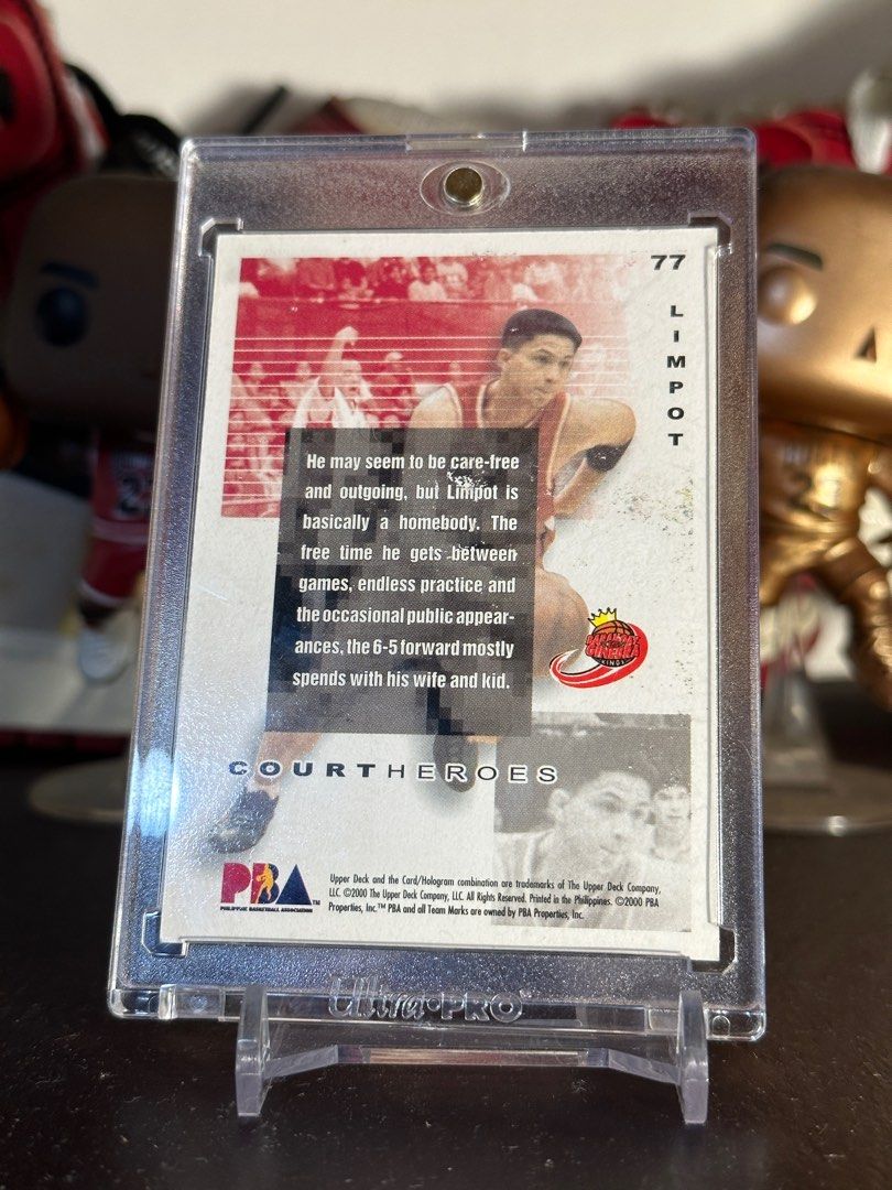 Vintage PBA Cards Court Heroes Jun Limpot Ginebra 20002001 Upper