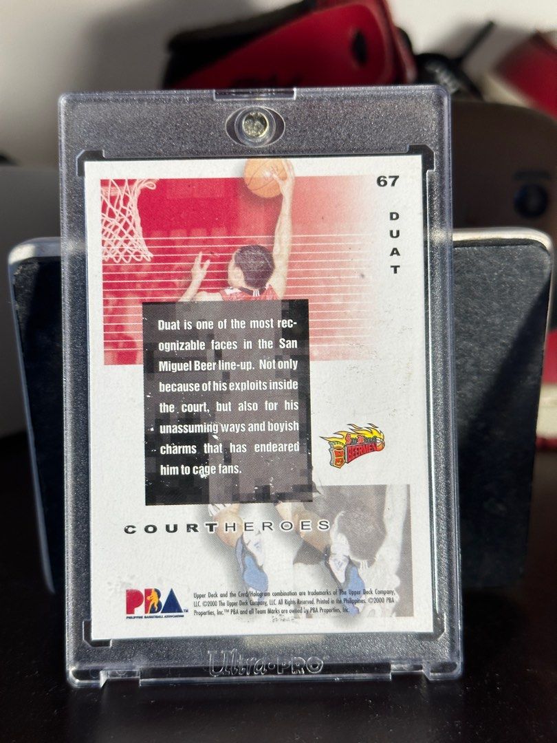 Vintage PBA Cards Court Heroes Robert Duat 20002001 Upper Deck