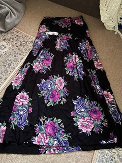 Vintage skirt flower skirt