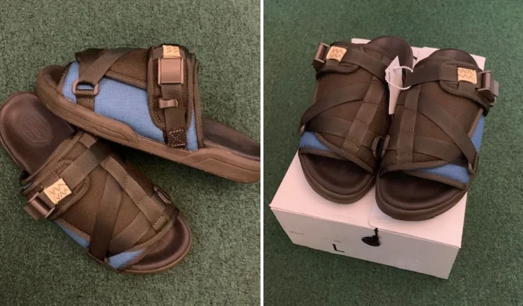 VISVIM 2-TONE CHRISTO - DK.BROWN/BLUE SIZE L IN STOCK NOW (現貨