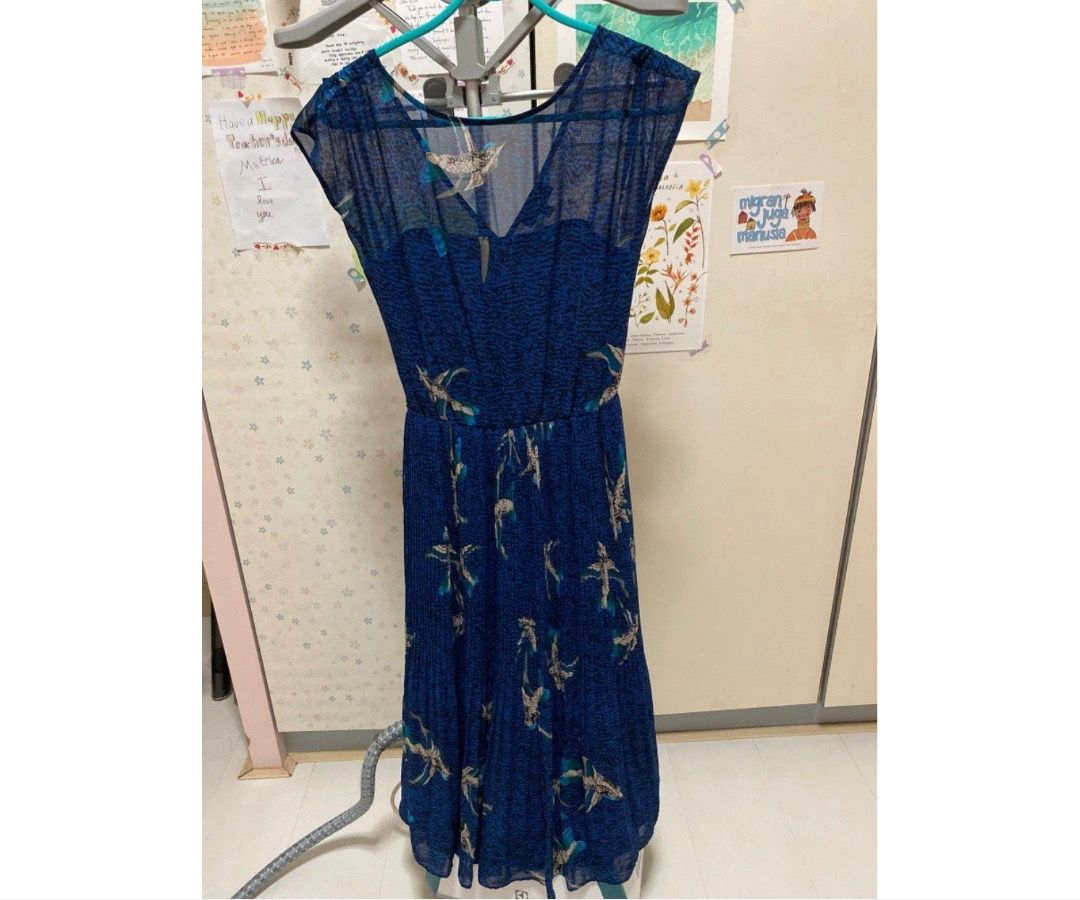 Warehouse bird dress online
