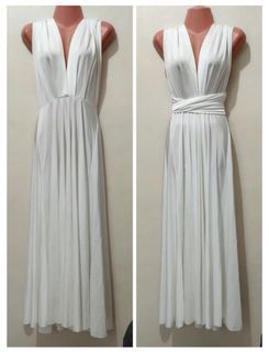 White Infinity Dress Maxi (can be used as Angel or Juliet costume)