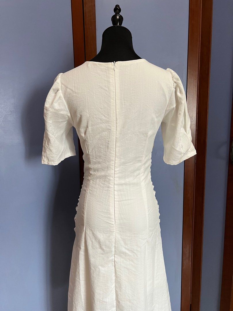 White Linen Dress Women s Fashion Dresses Sets Dresses on
