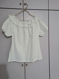 White Off Shoulder Top