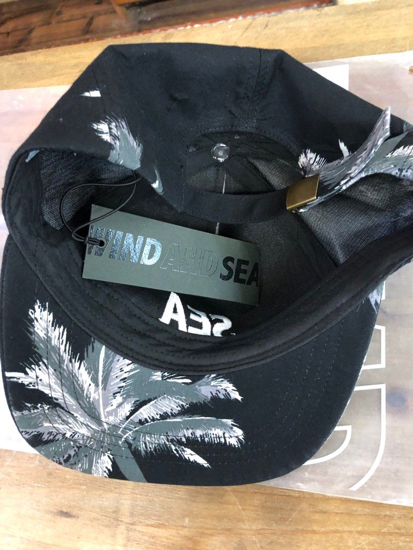 超特価特価WIND AND SEA PALM TREE CAP / BLACK キャップ 帽子