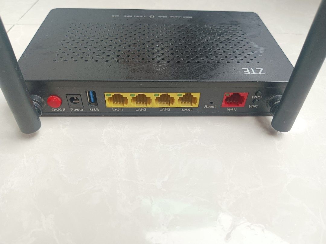 Wireless Router ZXHN H198A, Computers & Tech, Parts & Accessories ...