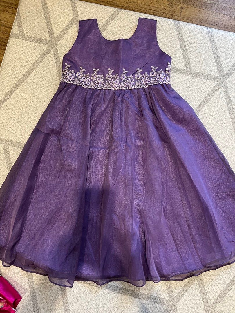 Girls purple cheap formal dress