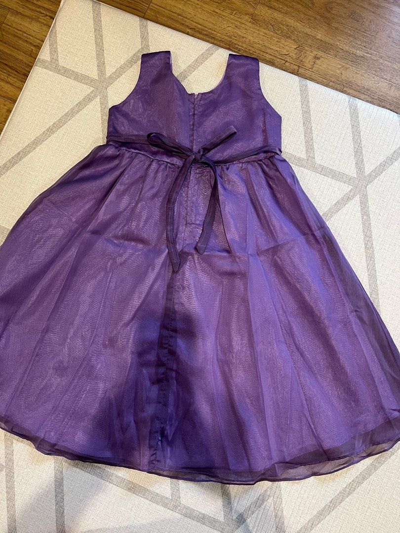 Girls purple sales formal dress
