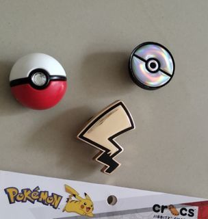 [WTS] Brand New Pokemons x Crocs Charms/Pins. Loose Pieces at $7. A Pair for $13.