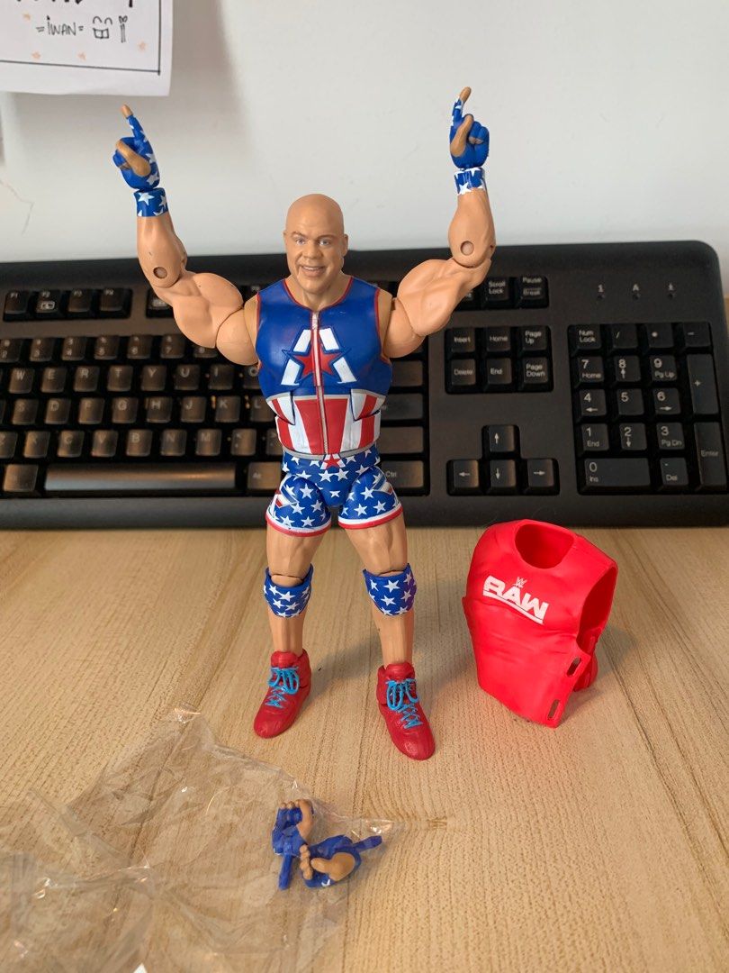 WWE Mattel Elite 66 Kurt Angle loose