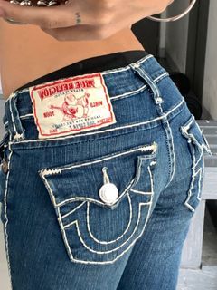 y2k rare true religion skinny denim pants jeans