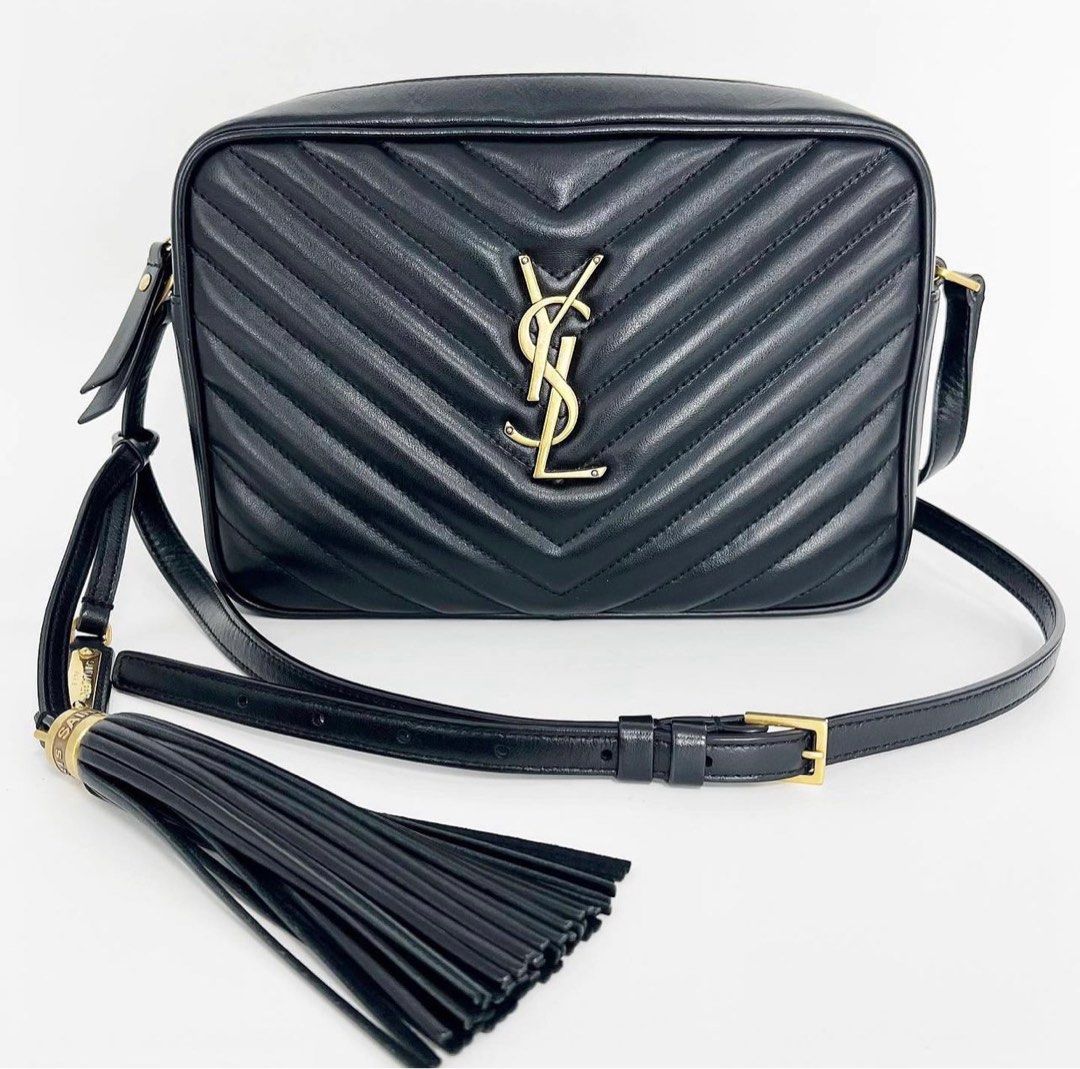 Saint Laurent YSL Lou Camera Bag Beige Ghw, Luxury, Bags & Wallets on  Carousell