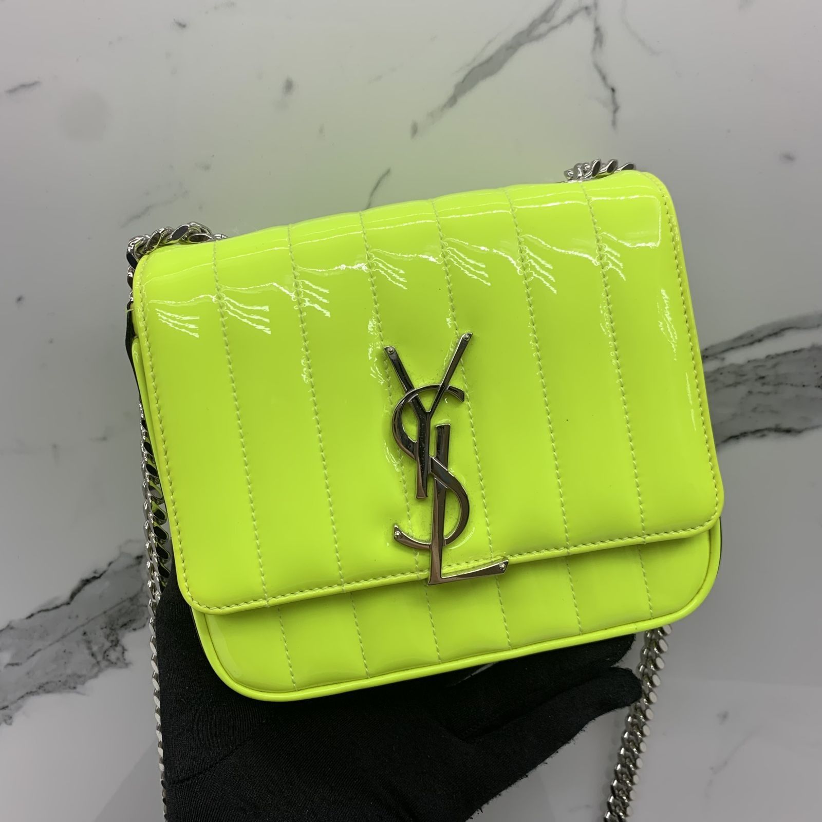 Neon shop ysl bag