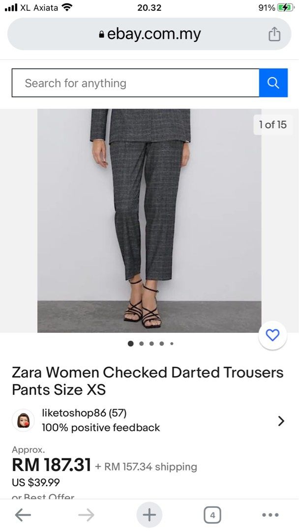 Slim Fit Tuxedo Pants Zara ZARA SLIM SUIT PANTS NAVY BLUE SIZE 38