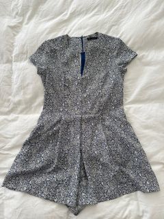 Zara floral romper jumpsuit