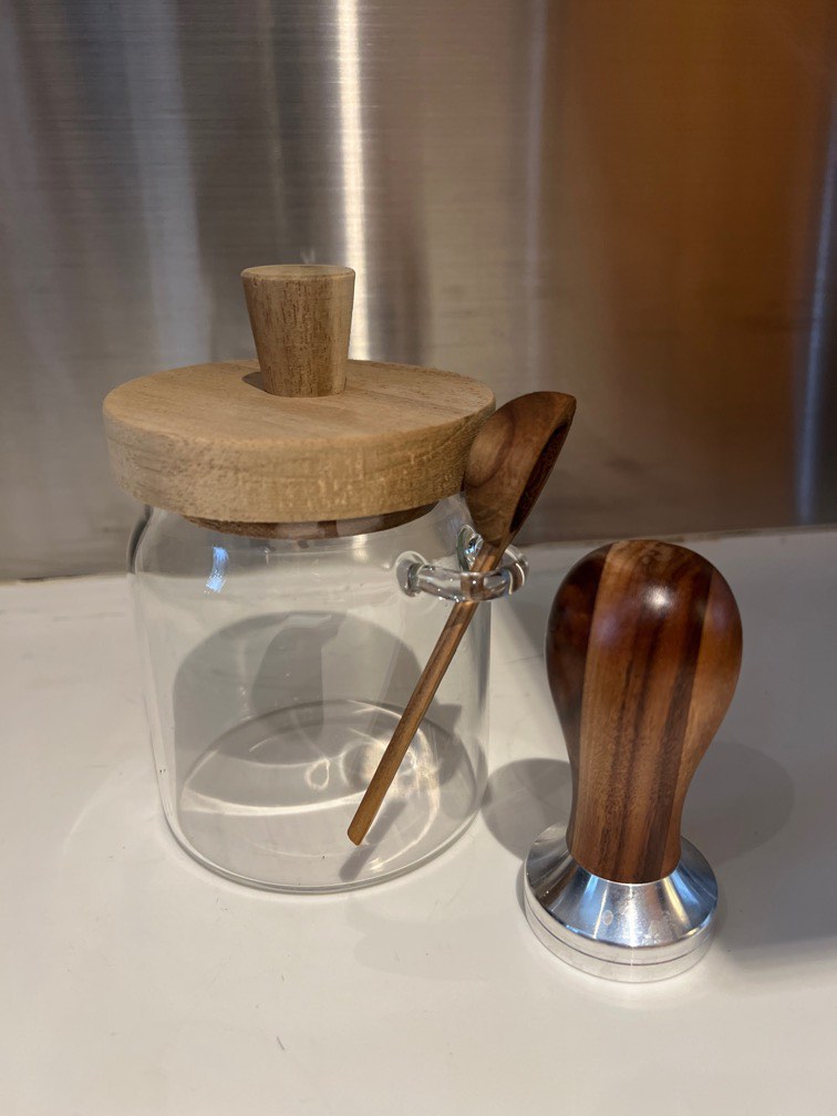 Zara Home Coffee canister and coffee tamper, TV & Home Appliances