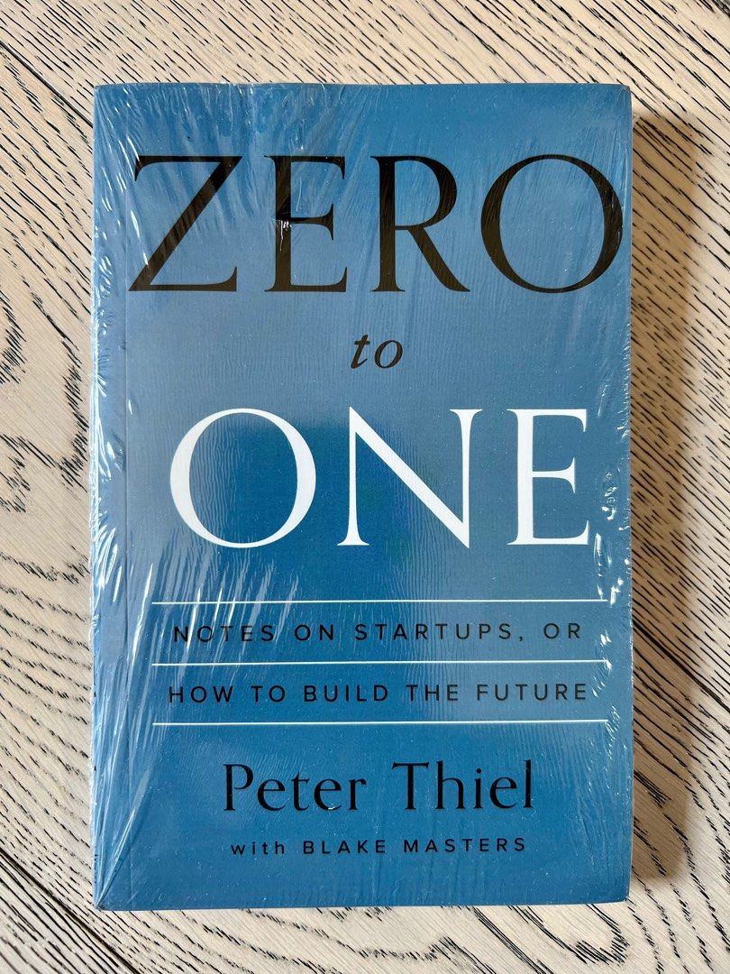 Zero to One, 興趣及遊戲, 書本& 文具, 小說及非小說- Carousell
