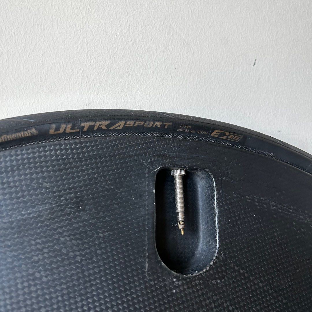 Used Track Bike Rear Disc Zero Track Disc Rear wheel with zipp decal, Sports Equipment, Bicycles ...