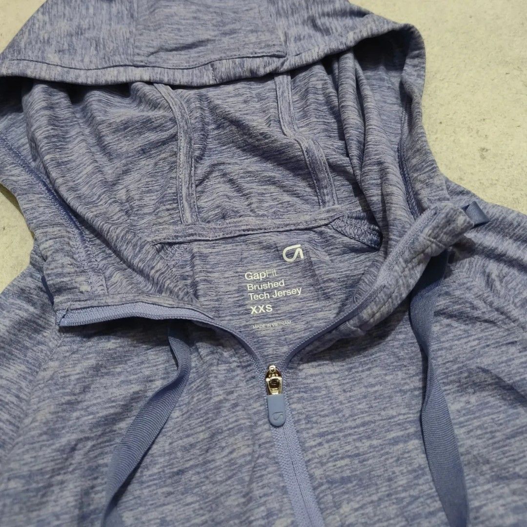 Zip Hoodie GAP fit Brushed Tech Jersey sport training for Women