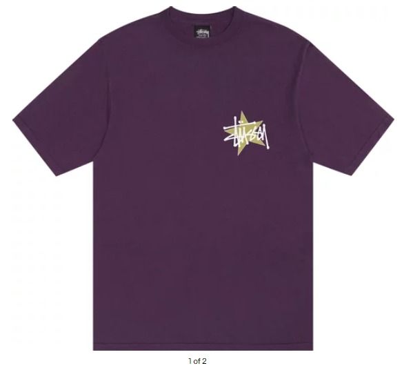 ★【Stussy】★Stussy Star Pigment Dyed T-Shirt★Purple★ Basic Stüssy Tee Pigment Dyed – Grape | Tees | Stüssy