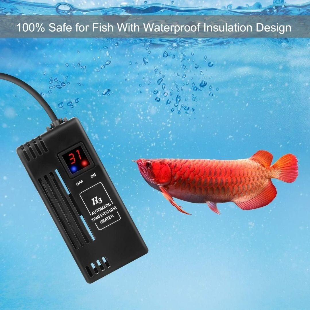 External fish tank heater top