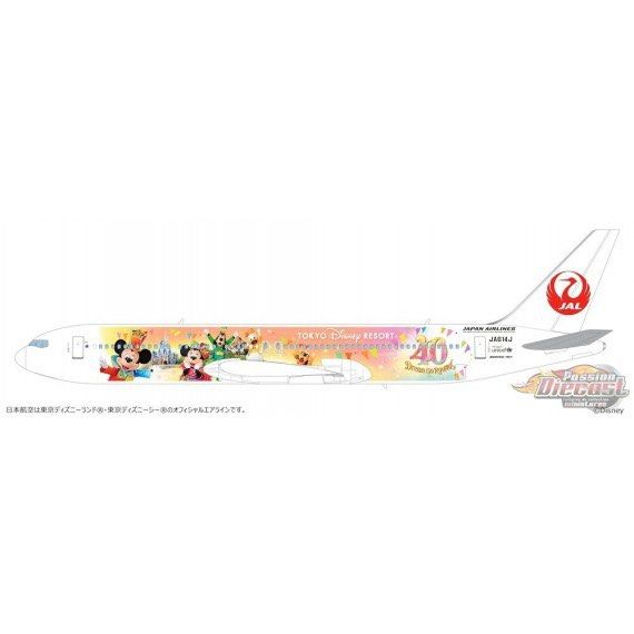 全新未拆封！1/400 Jcwings Japan Airlines 767-300er ja614j Disney